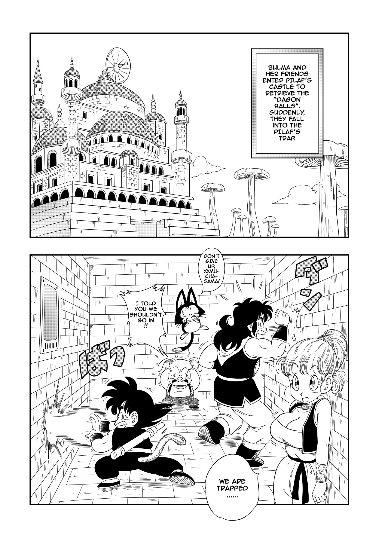 hentai manga Dagon Ball - Punishment in Pilaf's Castle